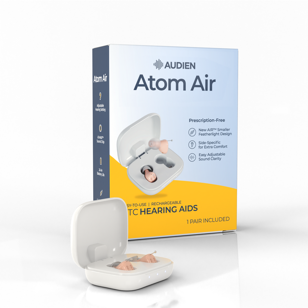 Audien Atom Air OTC Hearing Aids